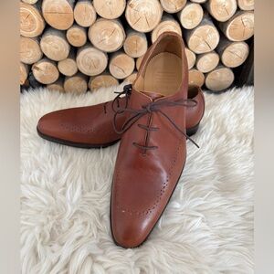 Men’s Derby Dress Shoe US 9.5 Hand Crafted Custom Leather by Mr. Billy Thailand